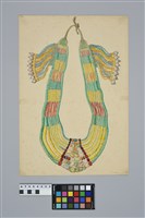 藏品(陳奇祿手稿-排灣族的琉璃珠項飾)的圖片